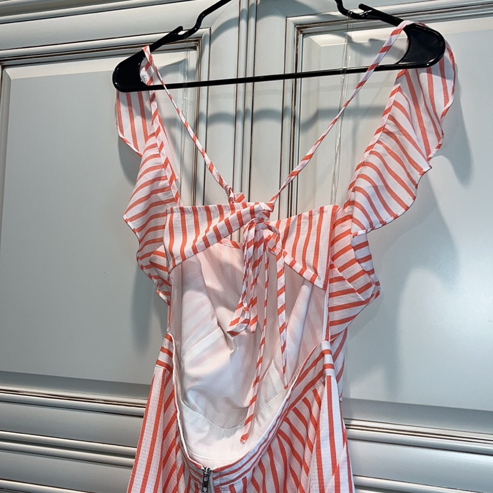 Striped Ruffle Romper - Picture 8 of 10